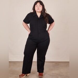Big Bud Press Short Sleeve Junpsuit - Basic Black - XL